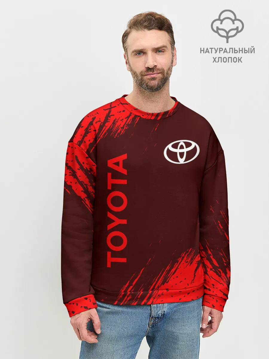 Мужской свитшот базовый / TOYOTA / ТОЙОТА
