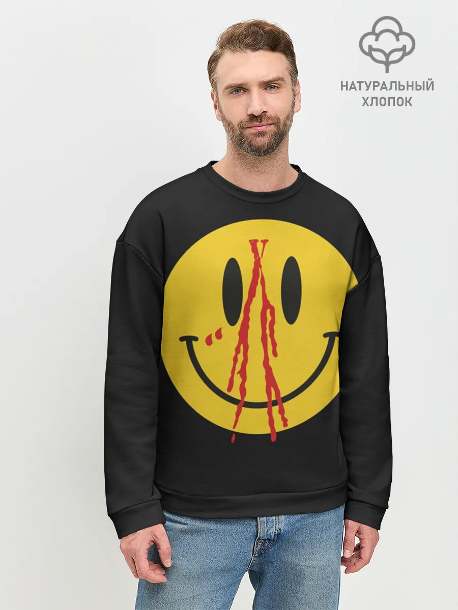 Мужской свитшот базовый / Pop Up Smiley
