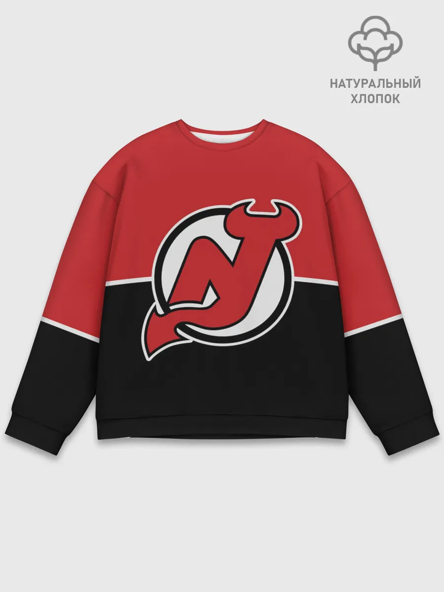 Мужской свитшот базовый / New Jersey Devils
