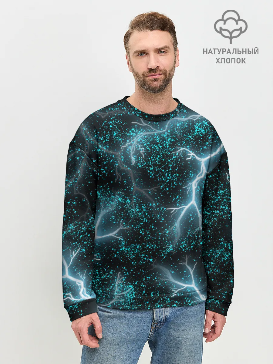 Мужской свитшот базовый / Молния