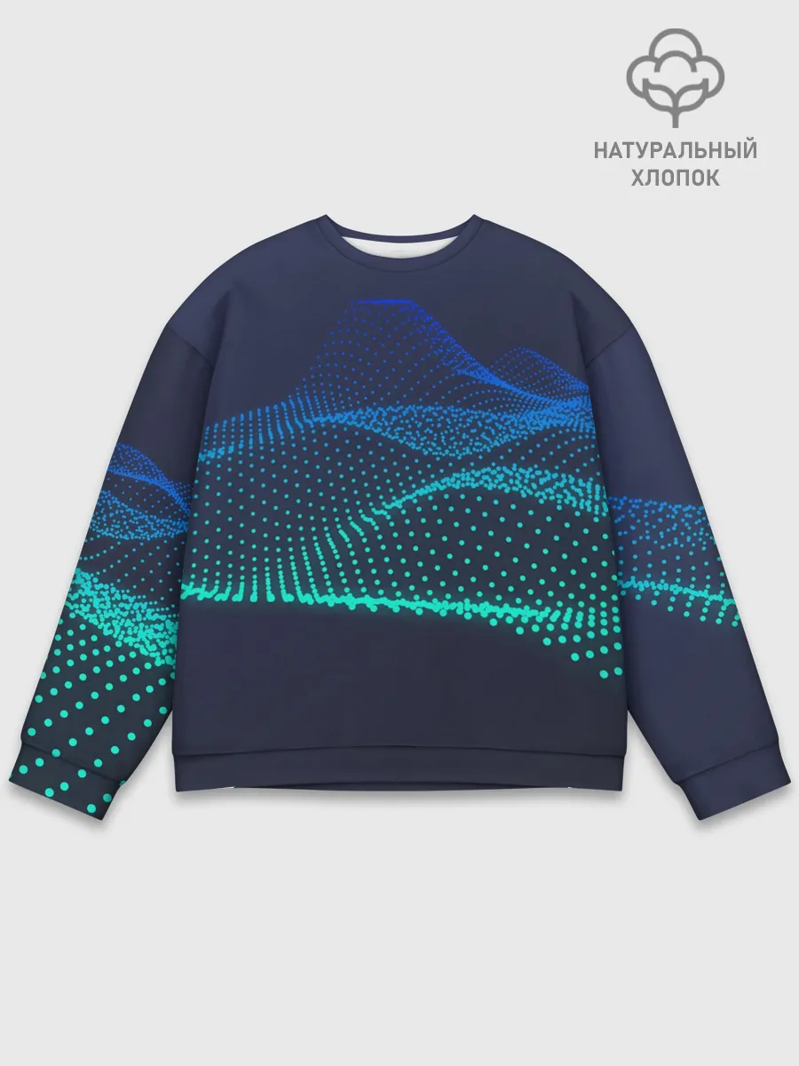 Мужской свитшот базовый / Абстракция