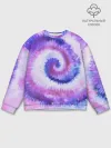 Мужской свитшот базовый / TIE-DYE PURPLE