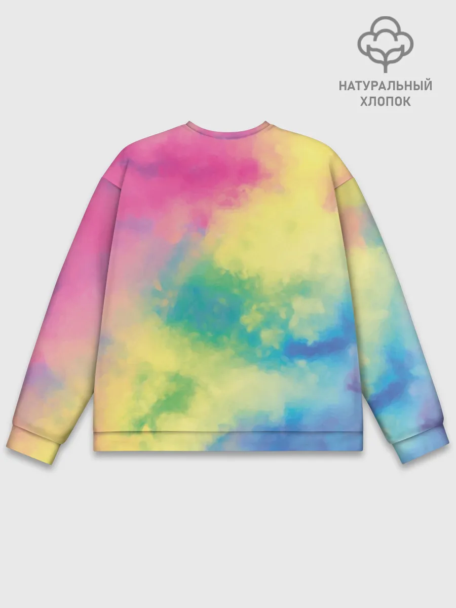 Мужской свитшот базовый / Tie-Dye