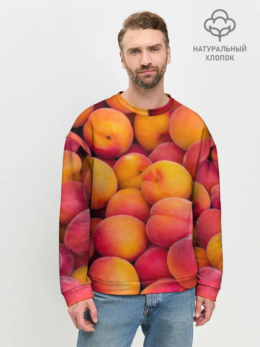Мужской свитшот базовый / Персики