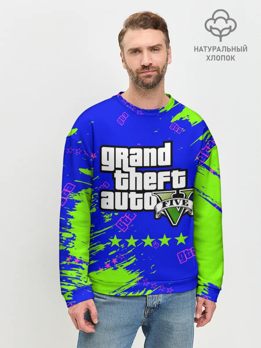 Мужской свитшот базовый / GTA 5 / ГТА 5