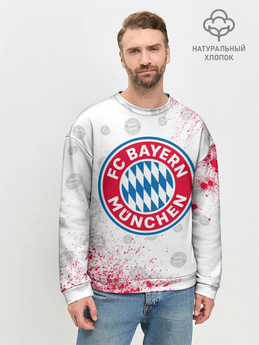 Мужской свитшот базовый / FC BAYERN / БАВАРИЯ