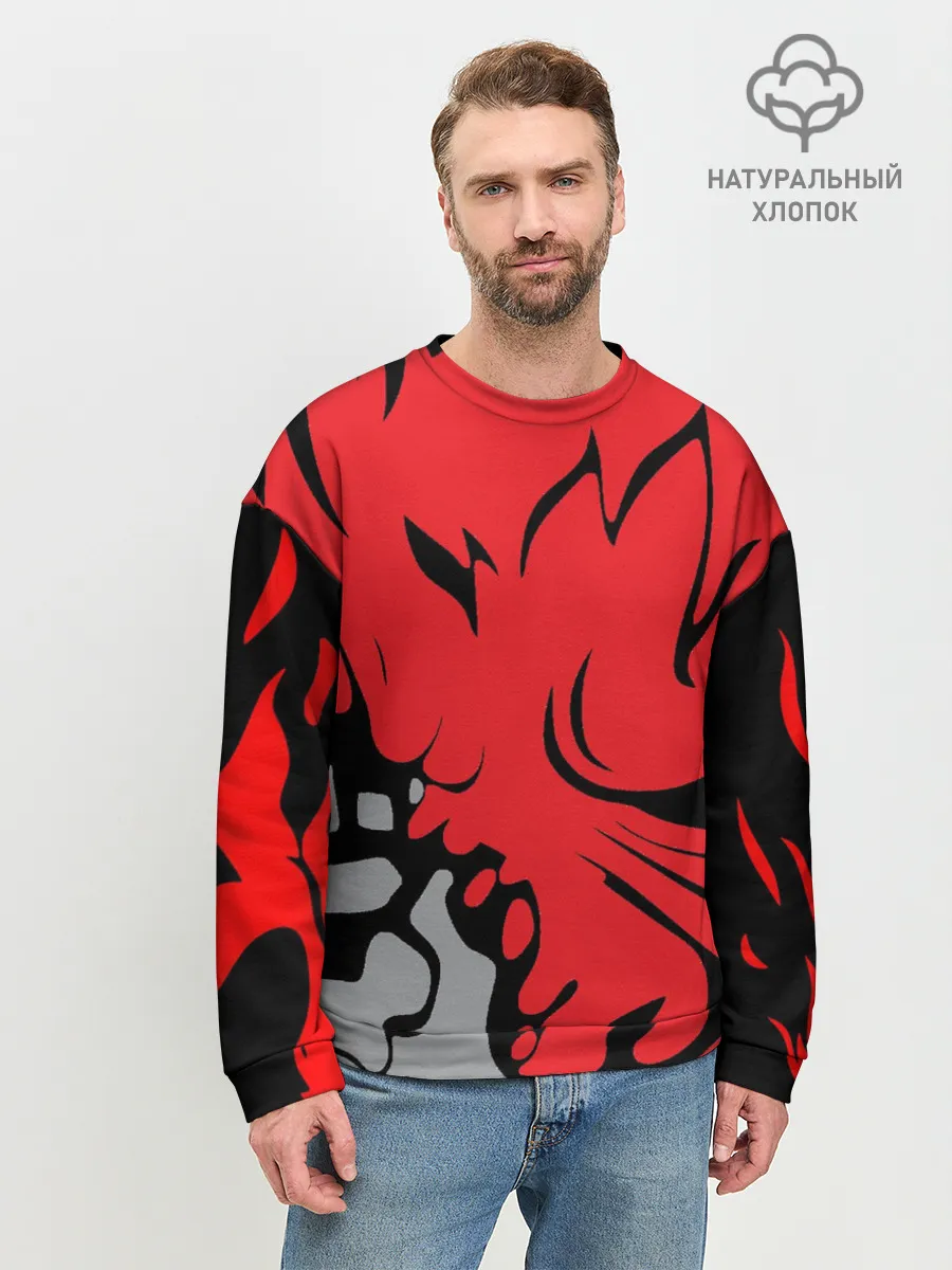 Мужской свитшот базовый / Cyberpunk 2077