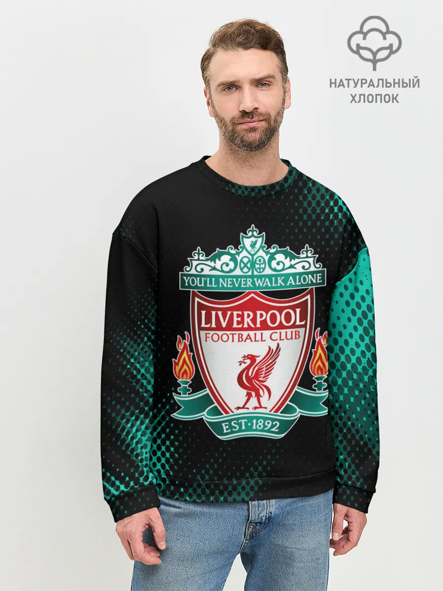 Мужской свитшот базовый / LIVERPOOL / Ливерпуль