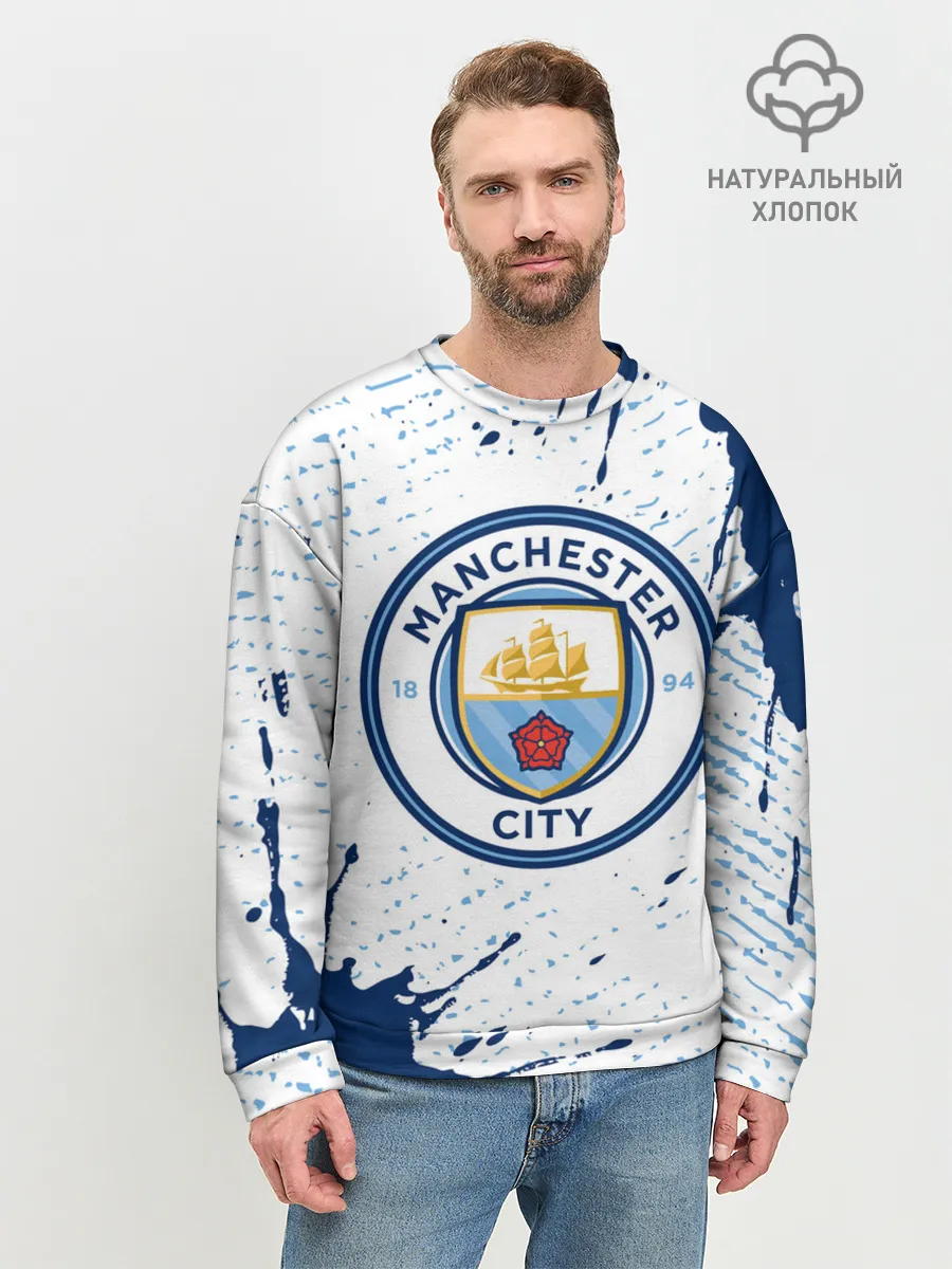Мужской свитшот базовый / MANCHESTER CITY Манчестер Сити