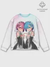 Мужской свитшот базовый / Re:Zero, Рам и Рем