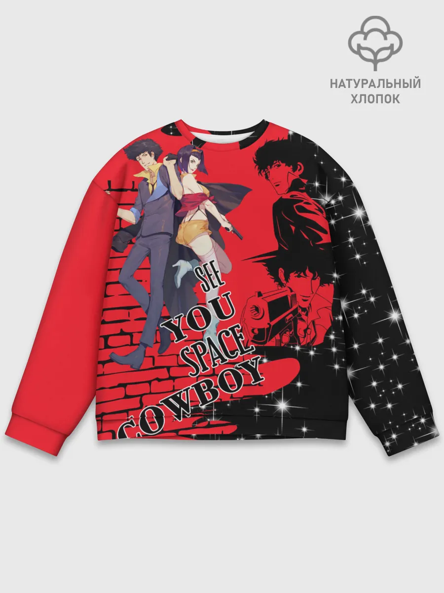 Мужской свитшот базовый / Cowboy Bebop art