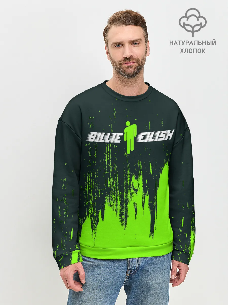 Мужской свитшот базовый / BILLIE EILISH / БИЛЛИ АЙЛИШ