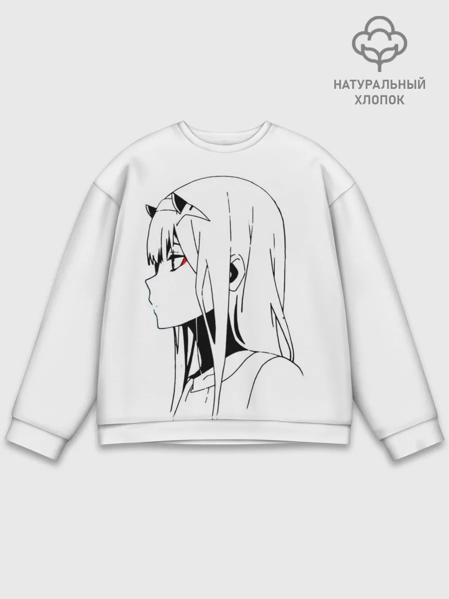 Мужской свитшот базовый / Ноль Два. Контур