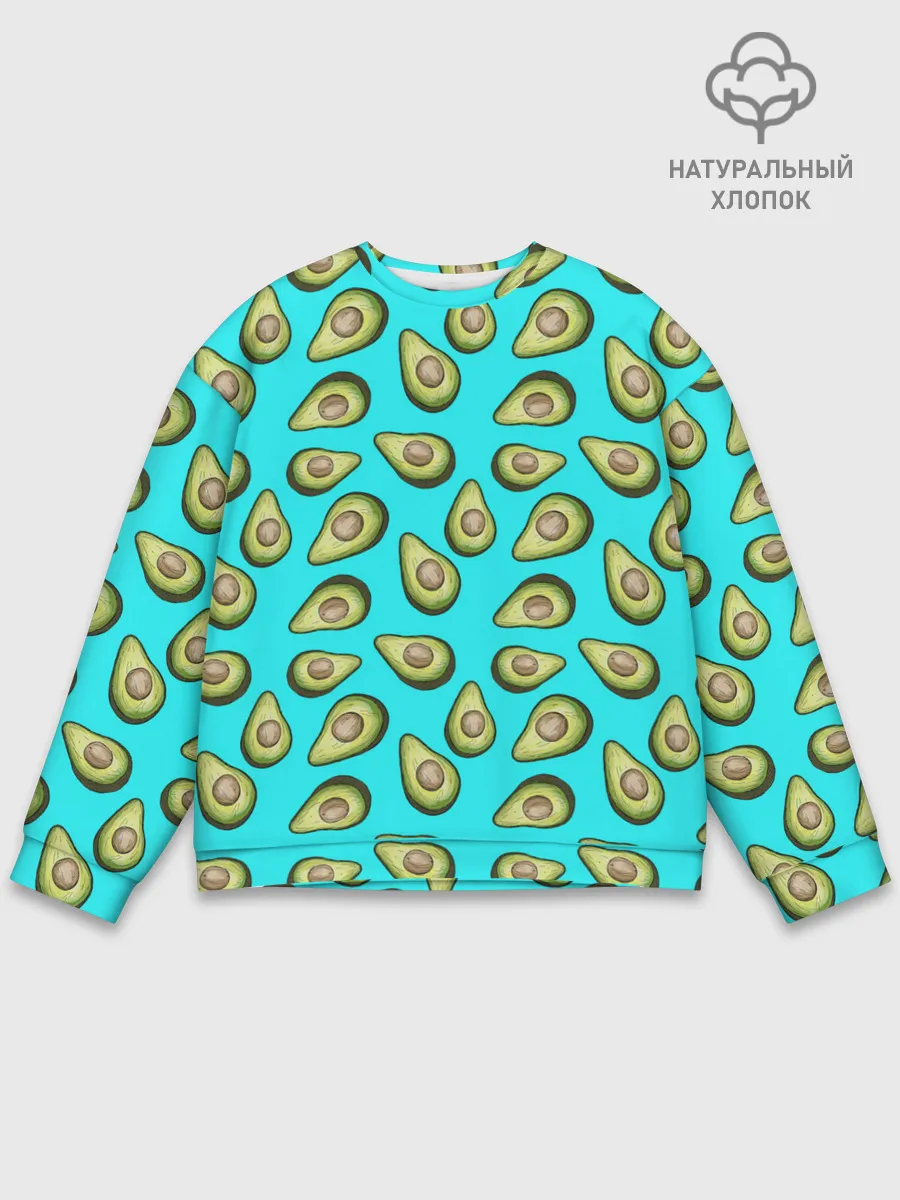 Мужской свитшот базовый / Авокадо