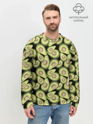 Мужской свитшот базовый / Авокадо