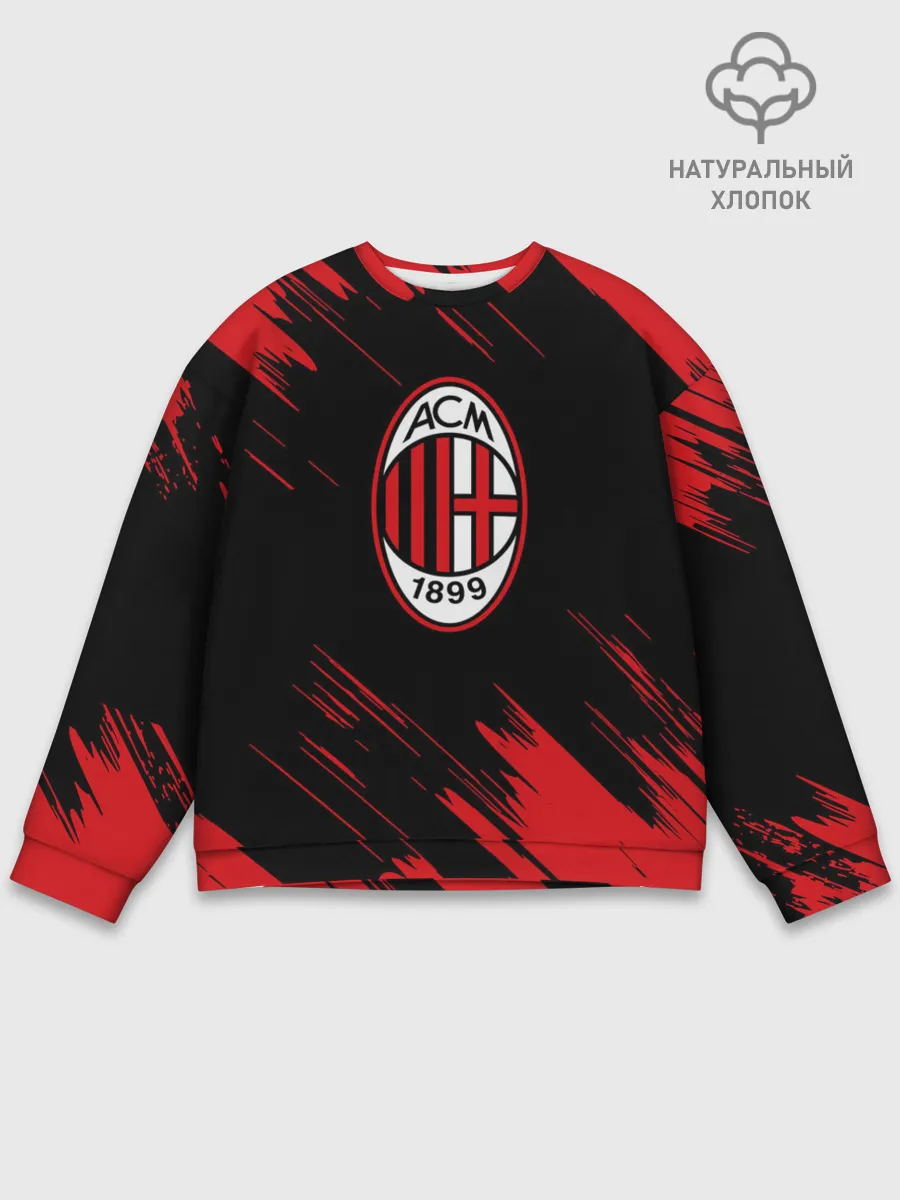 Мужской свитшот базовый / AC MILAN.