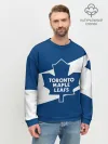 Мужской свитшот базовый / Торонто Мейпл Лифс