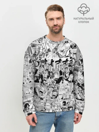 Мужской свитшот базовый / Хвост Феи Грей