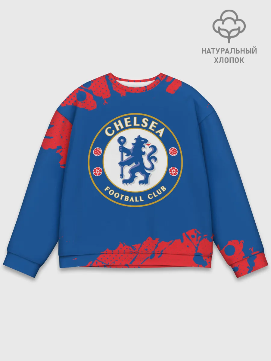 Мужской свитшот базовый / CHELSEA F.C. / ЧЕЛСИ