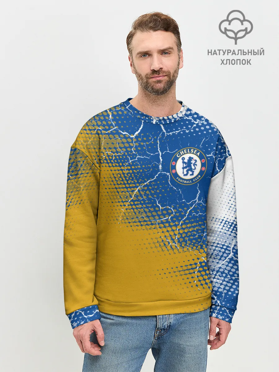 Мужской свитшот базовый / CHELSEA F.C. / ЧЕЛСИ