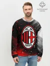 Мужской свитшот базовый / AC MILAN / МИЛАН