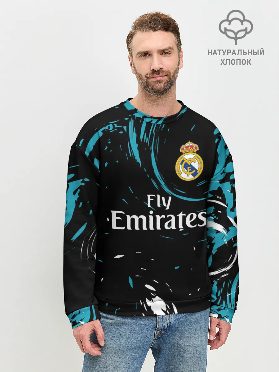 Мужской свитшот базовый / REAL MADRID.