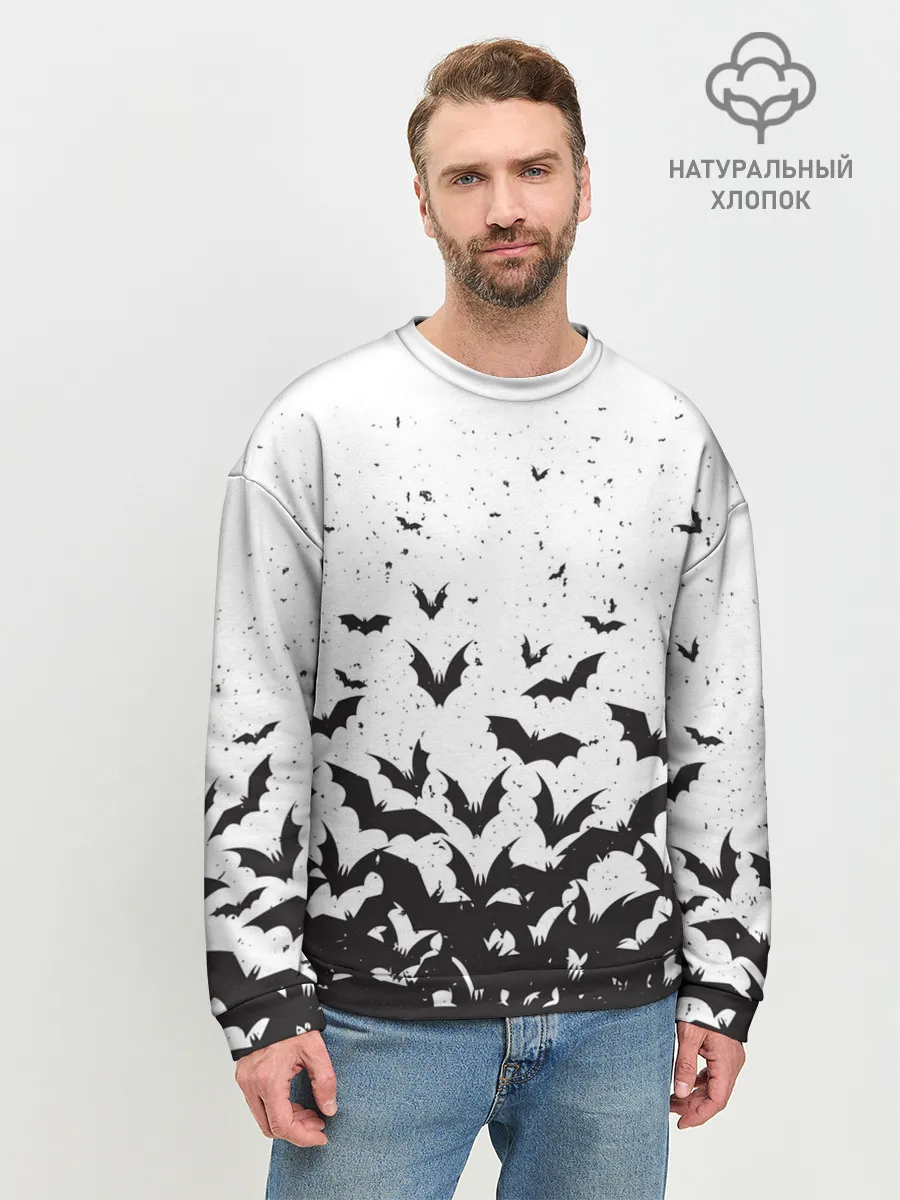Мужской свитшот базовый / Летучие мыши