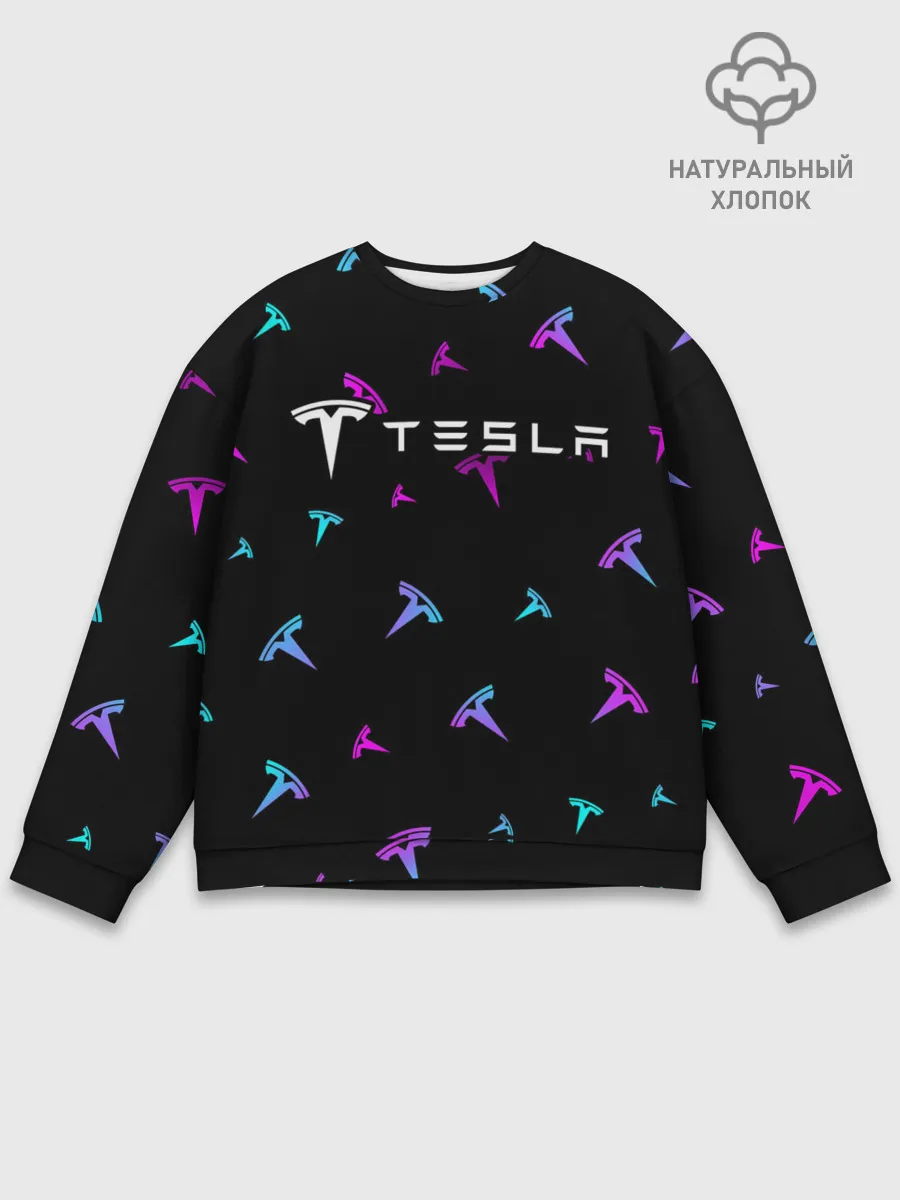 Мужской свитшот базовый / TESLA / Тесла