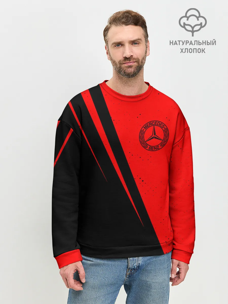 Мужской свитшот базовый / MERCEDES / Мерседес