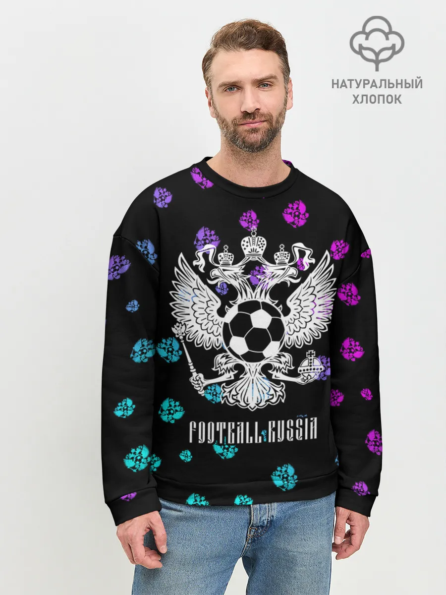 Мужской свитшот базовый / FOOTBALL RUSSIA / Футбол
