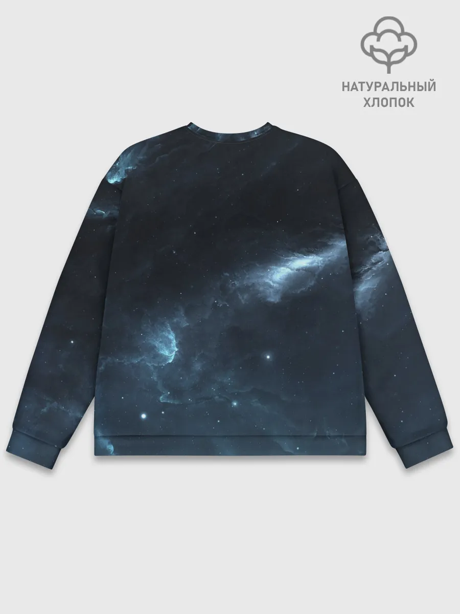 Мужской свитшот базовый / Млечный путь