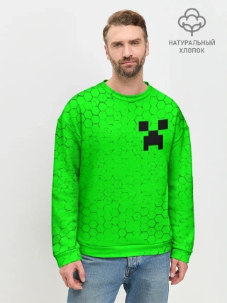 Мужской свитшот базовый / MINECRAFT / МАЙНКРАФТ