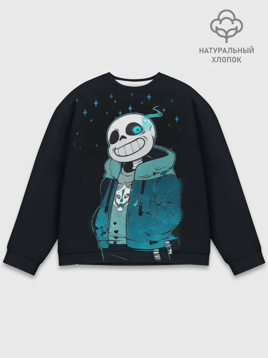 Мужской свитшот базовый / UNDERTALE SANS