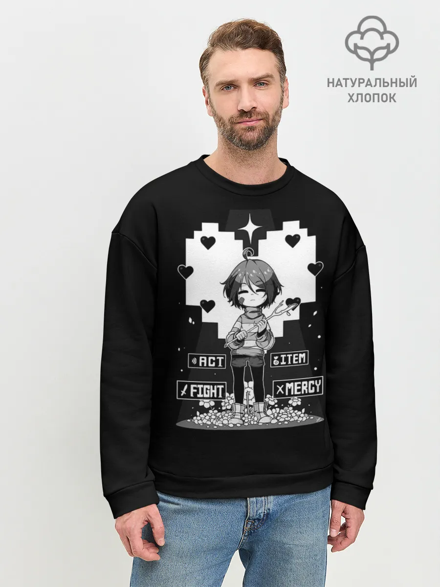 Мужской свитшот базовый / UNDERTALE