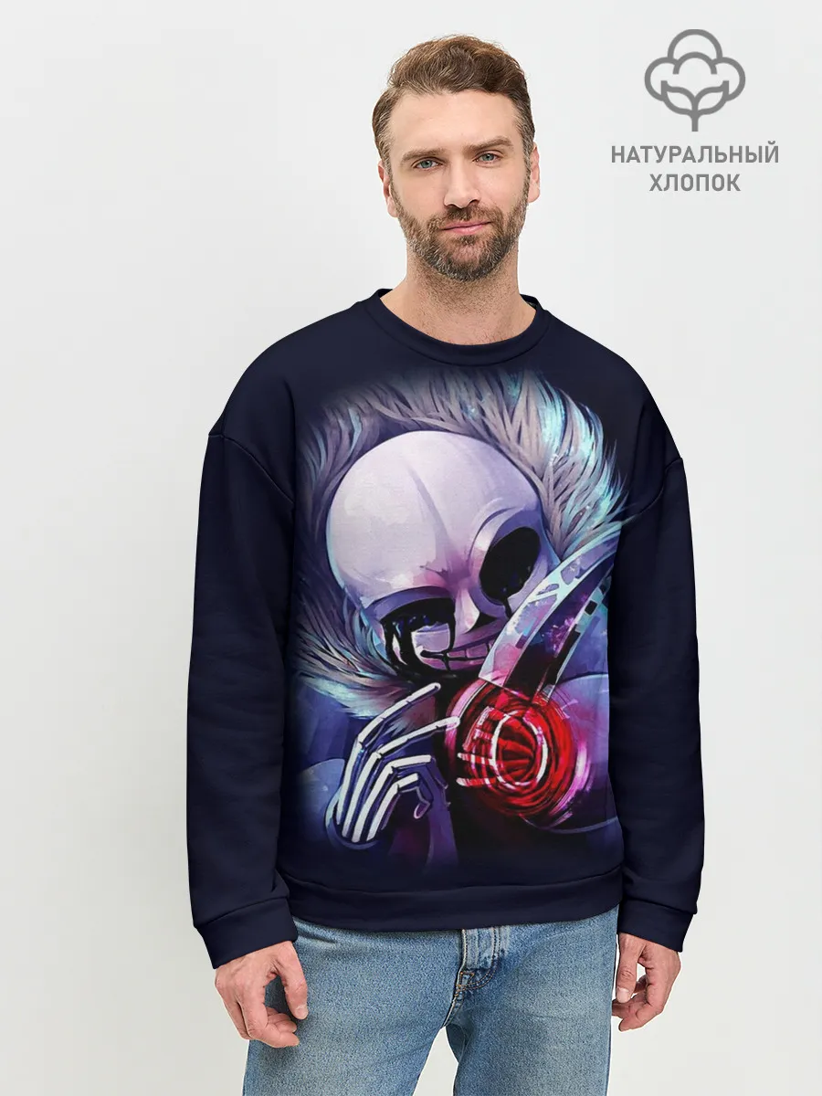 Мужской свитшот базовый / UNDERTALE SANS