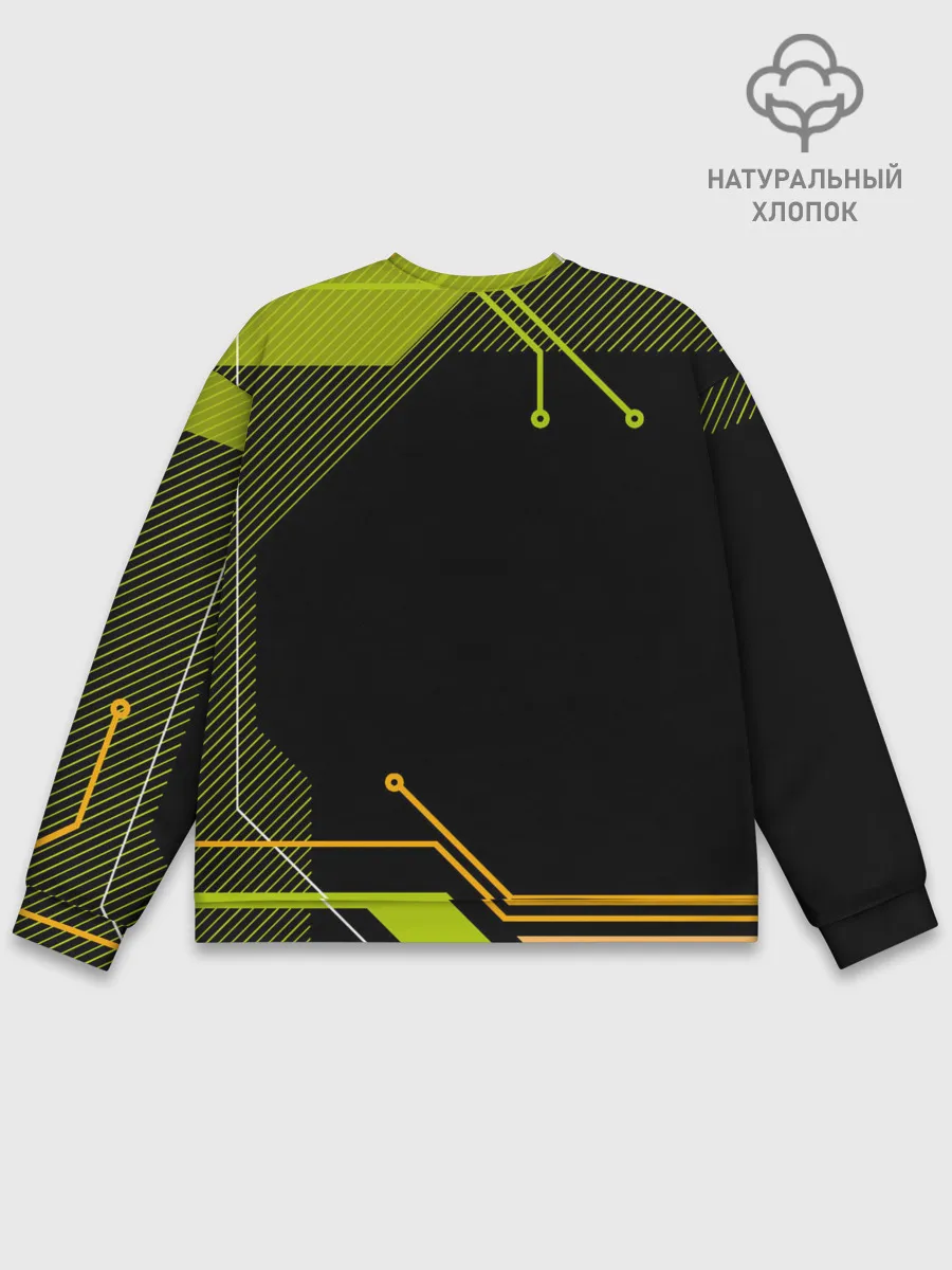 Мужской свитшот базовый / CYBERPUNK 2077.