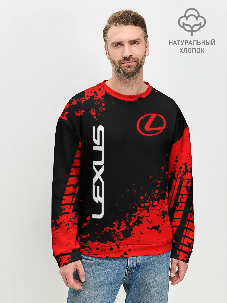 Мужской свитшот базовый / LEXUS.