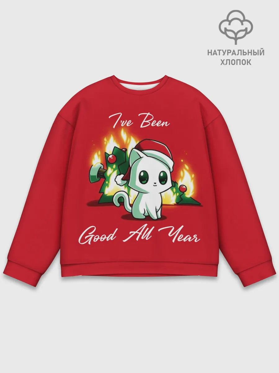 Мужской свитшот базовый / Ive been good all year