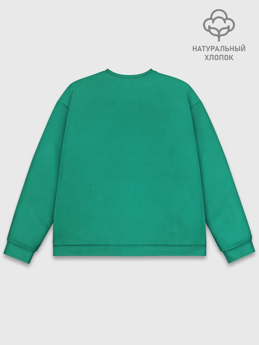 Мужской свитшот базовый / Meow-rry Catmas