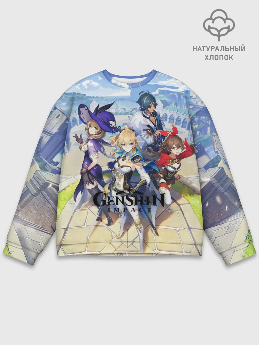 Мужской свитшот базовый / GENSHIN IMPACT
