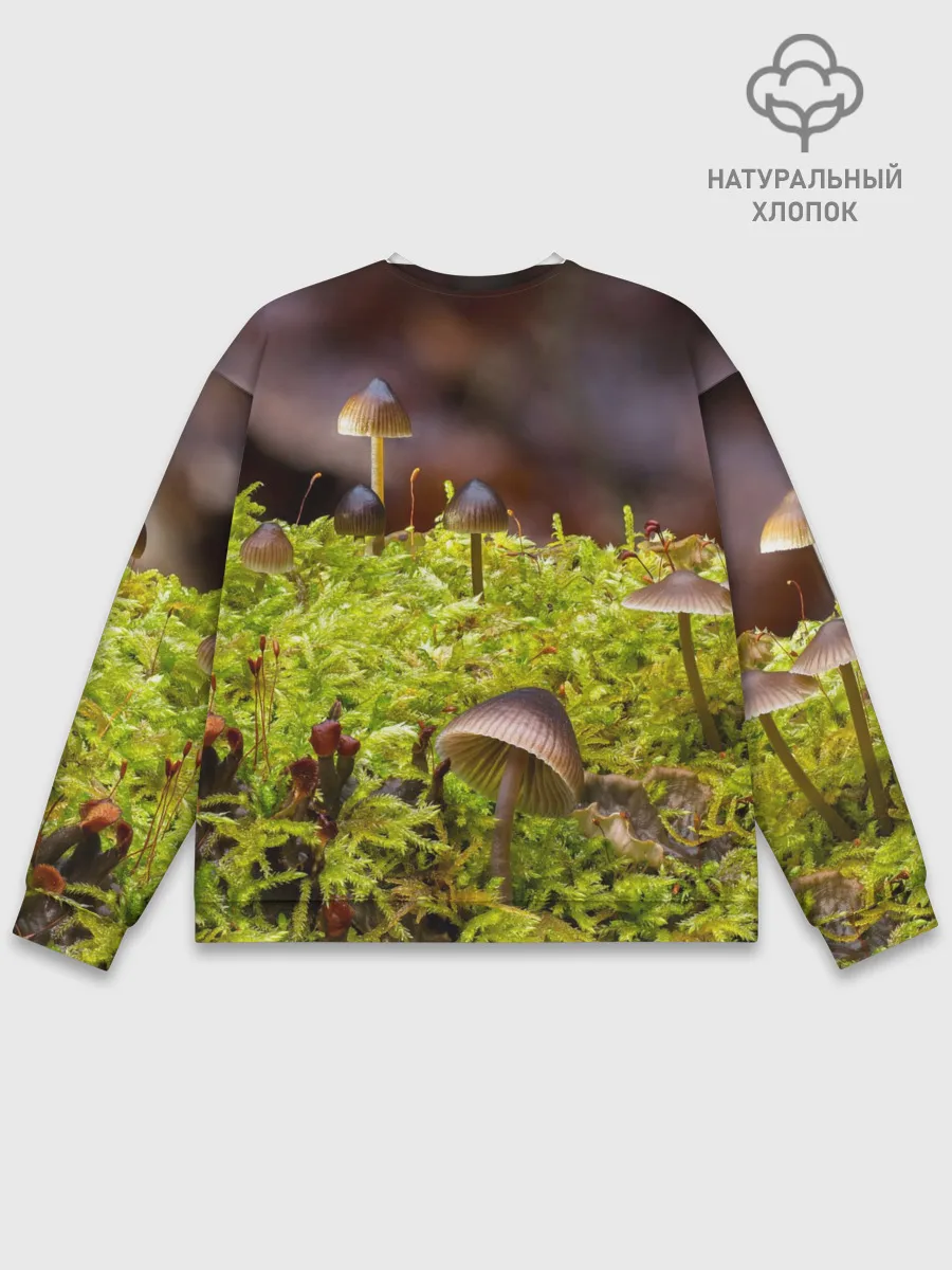 Мужской свитшот базовый / Мох