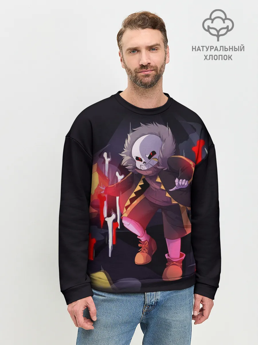 Мужской свитшот базовый / UNDERTALE