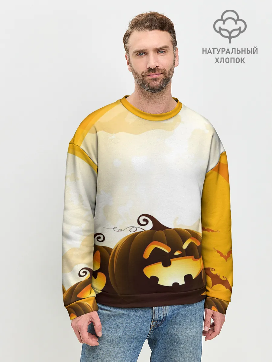 Мужской свитшот базовый / Тыквы