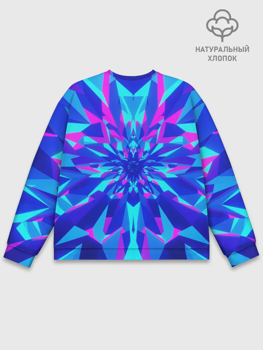 Мужской свитшот базовый / Оптическая иллюзия