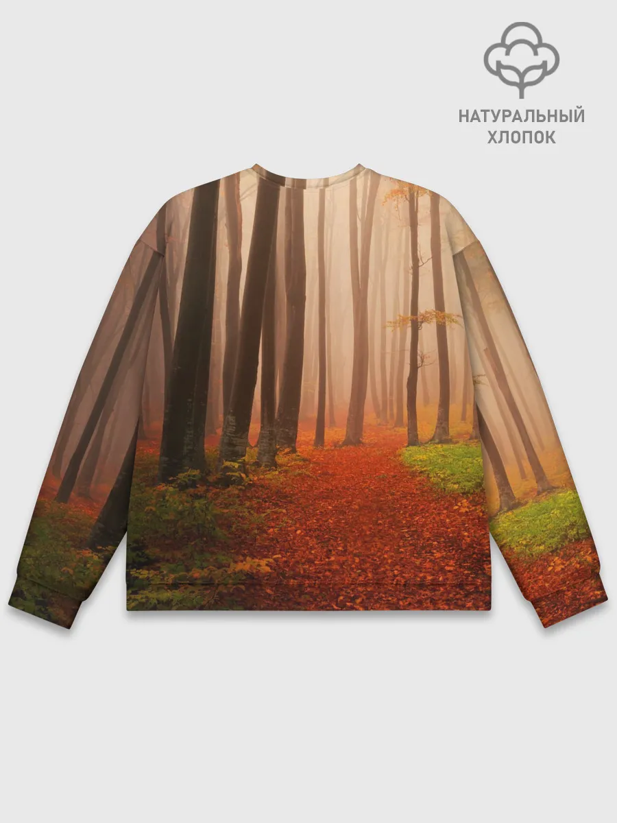 Мужской свитшот базовый / Осенний лес