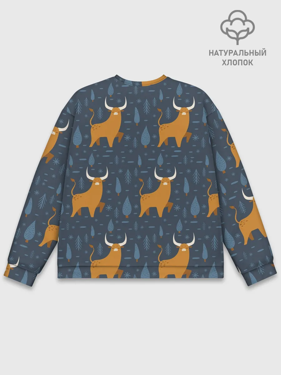 Мужской свитшот базовый / Быки