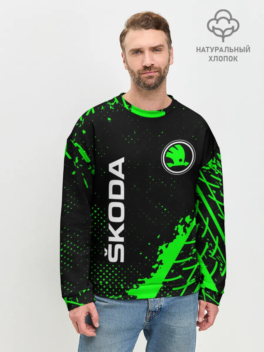Мужской свитшот базовый / SKODA / Шкода