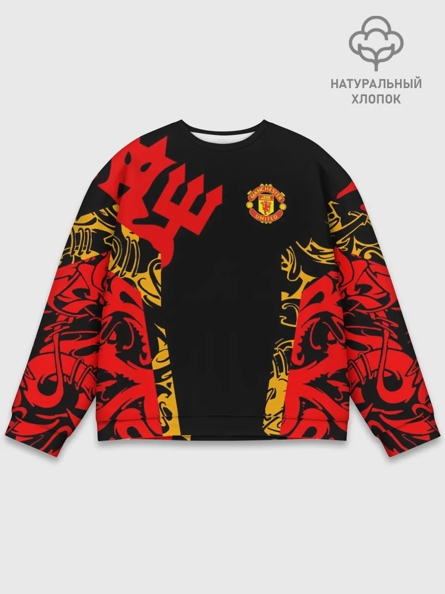 Мужской свитшот базовый / Manchester United | Red Devils
