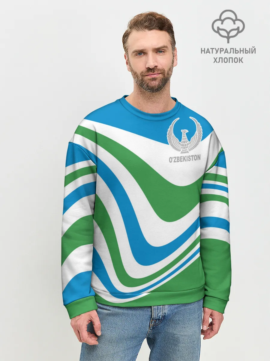 Мужской свитшот базовый / Узбекистан