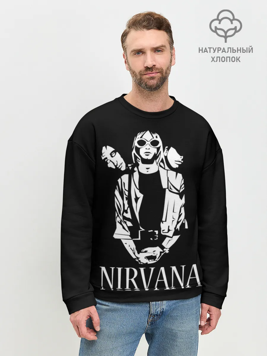 Мужской свитшот базовый / NIRVANA
